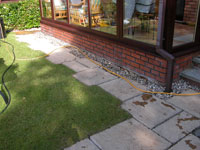 Decorative Flagged Patio 2 - before