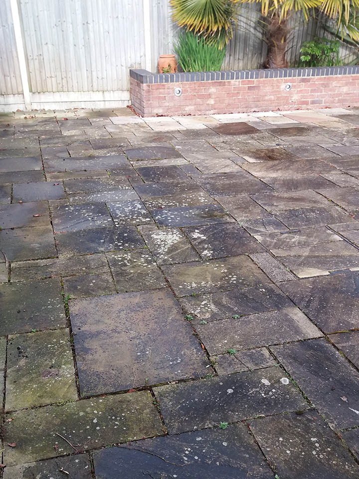 Before Patio Clean Before Patio Clean